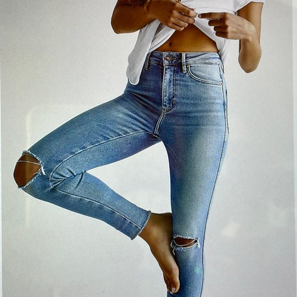 Free People Denim - Free People Raw Jeggings